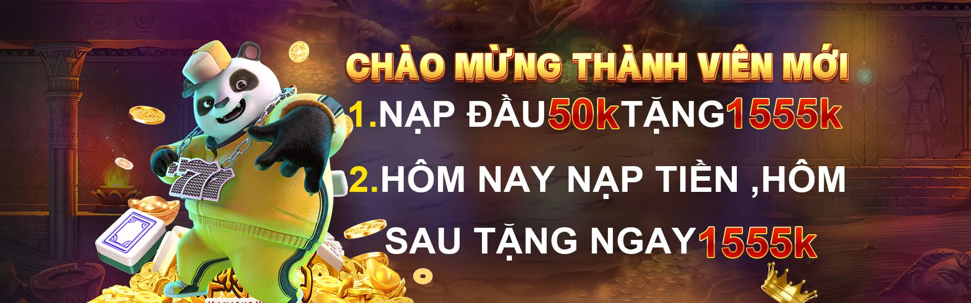 Tiền thưởng chào mừng lớn từ gemwin nổ hũ