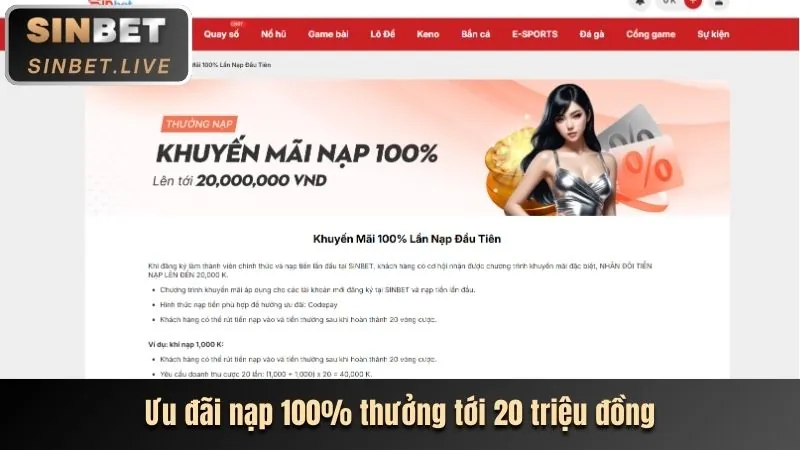 Hướng Dẫn Nhận Tiền Thưởng Chào Mừng